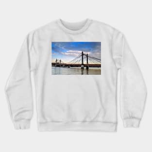 Albert Bridge River Thames London Crewneck Sweatshirt